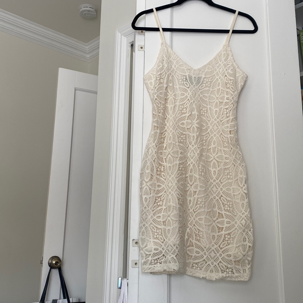 Ivory Knit Dress by Jack. Size 6.